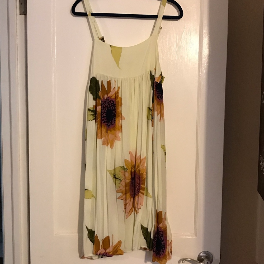 Urban outfitters cream floral dress